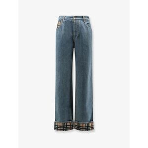Burberry Men Dexter Jeans With Traditional Check